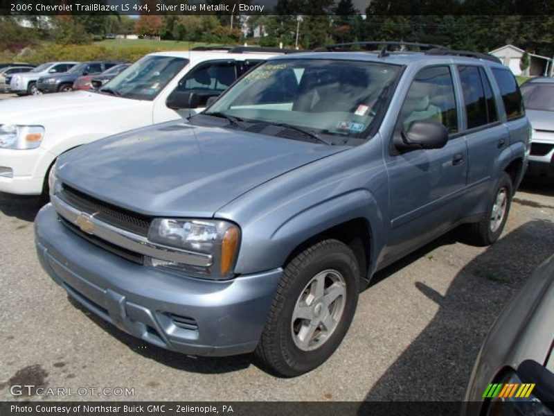 Silver Blue Metallic / Ebony 2006 Chevrolet TrailBlazer LS 4x4
