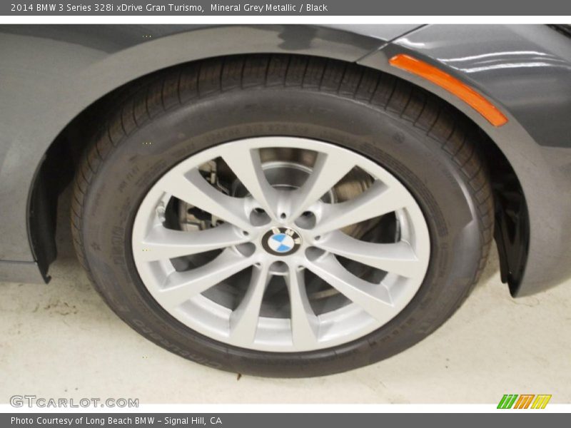 Mineral Grey Metallic / Black 2014 BMW 3 Series 328i xDrive Gran Turismo