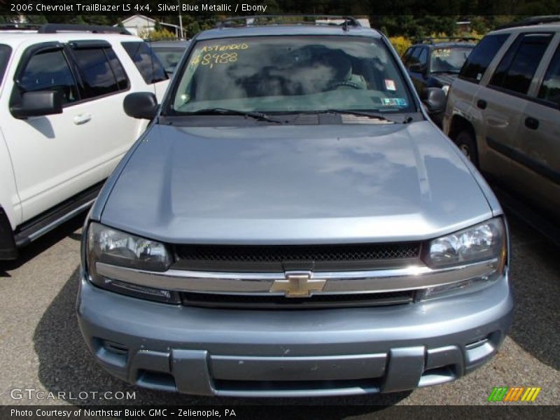 Silver Blue Metallic / Ebony 2006 Chevrolet TrailBlazer LS 4x4