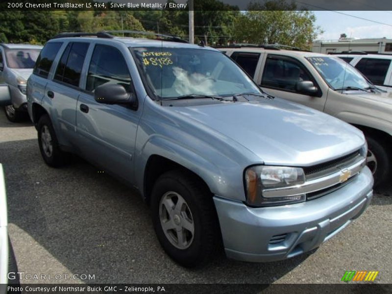 Silver Blue Metallic / Ebony 2006 Chevrolet TrailBlazer LS 4x4