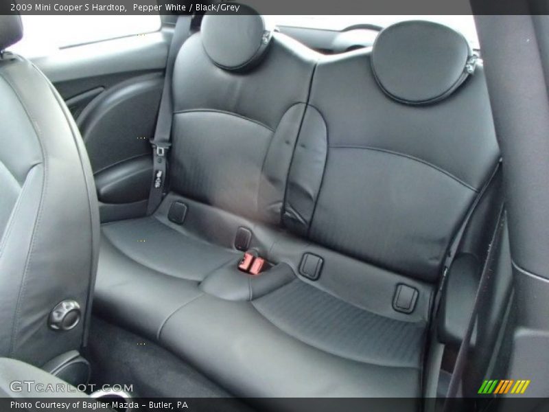 Pepper White / Black/Grey 2009 Mini Cooper S Hardtop