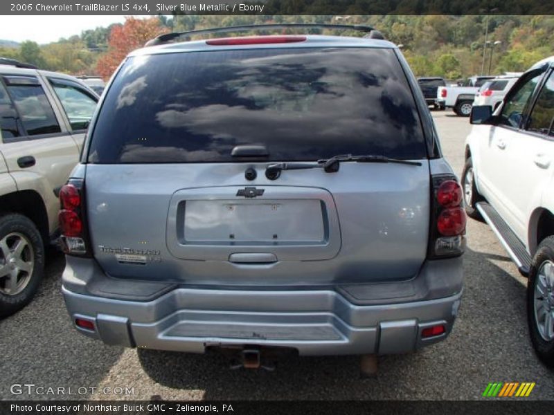 Silver Blue Metallic / Ebony 2006 Chevrolet TrailBlazer LS 4x4