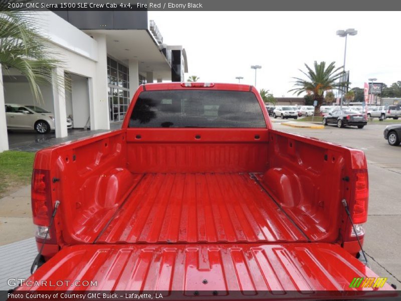 Fire Red / Ebony Black 2007 GMC Sierra 1500 SLE Crew Cab 4x4