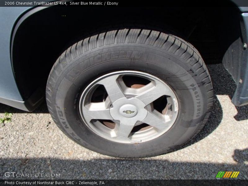 Silver Blue Metallic / Ebony 2006 Chevrolet TrailBlazer LS 4x4