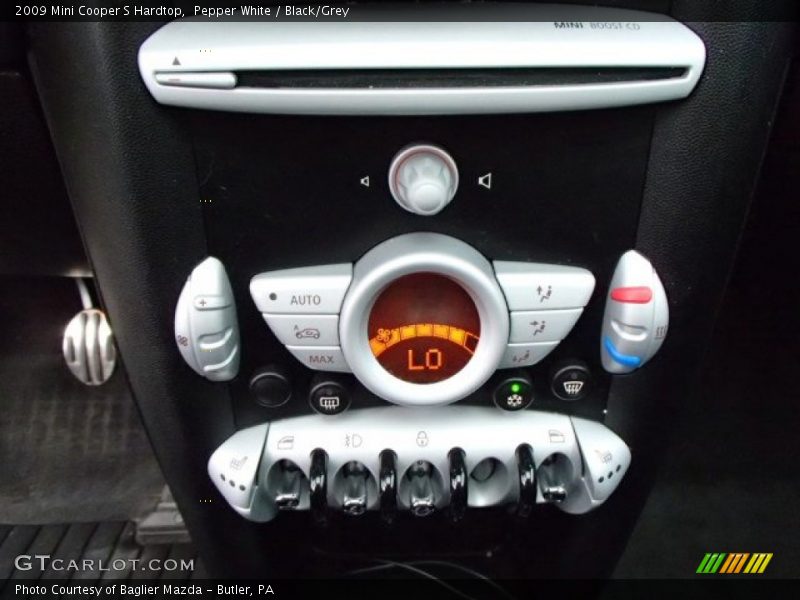 Pepper White / Black/Grey 2009 Mini Cooper S Hardtop