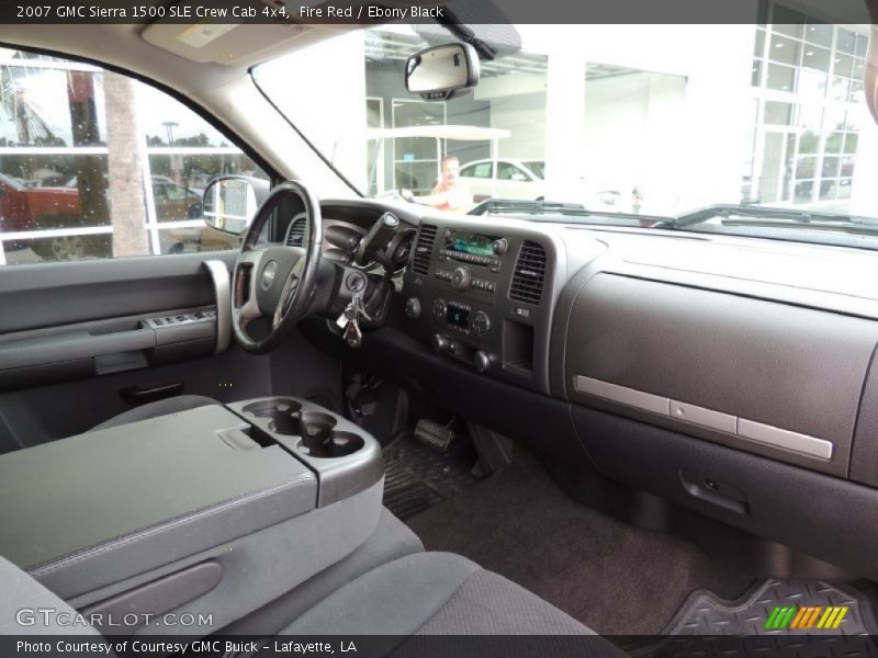 Fire Red / Ebony Black 2007 GMC Sierra 1500 SLE Crew Cab 4x4