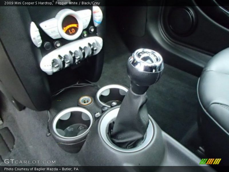 Pepper White / Black/Grey 2009 Mini Cooper S Hardtop