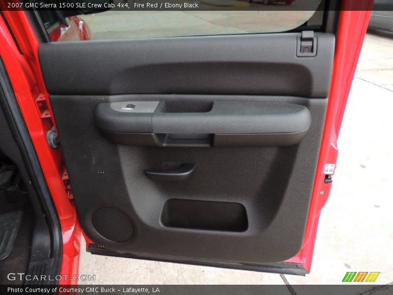 Fire Red / Ebony Black 2007 GMC Sierra 1500 SLE Crew Cab 4x4