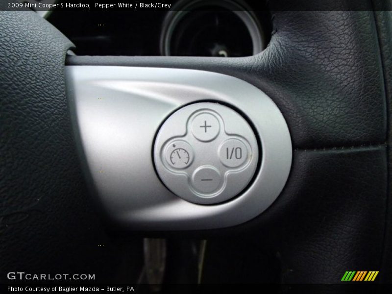 Pepper White / Black/Grey 2009 Mini Cooper S Hardtop