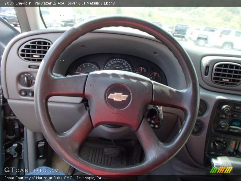 Silver Blue Metallic / Ebony 2006 Chevrolet TrailBlazer LS 4x4