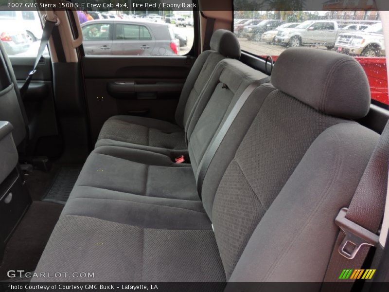 Fire Red / Ebony Black 2007 GMC Sierra 1500 SLE Crew Cab 4x4