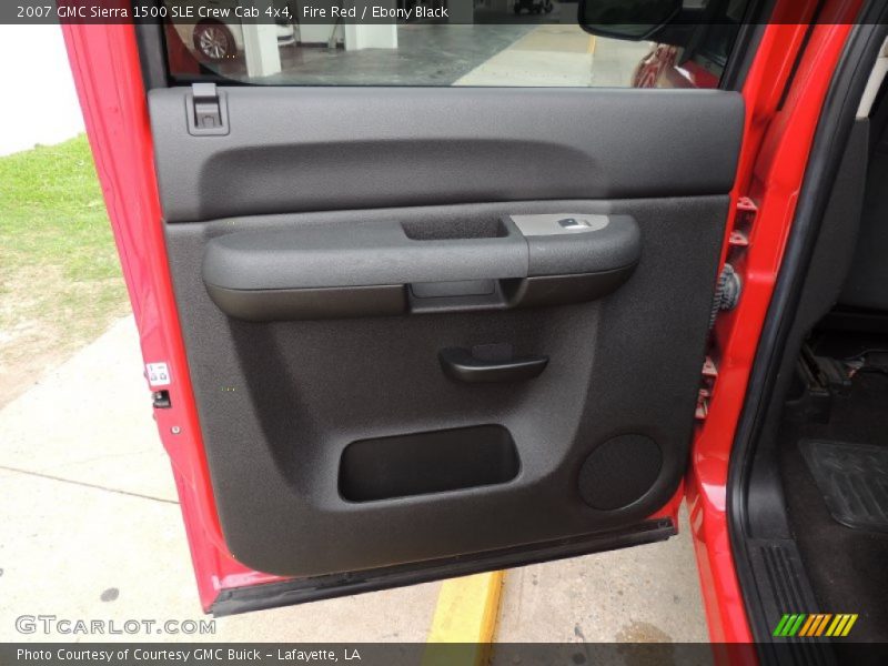 Fire Red / Ebony Black 2007 GMC Sierra 1500 SLE Crew Cab 4x4
