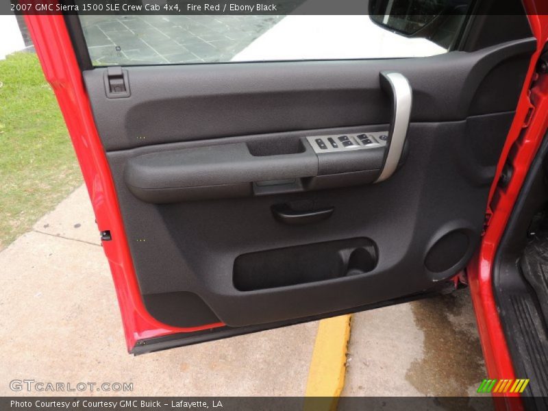 Fire Red / Ebony Black 2007 GMC Sierra 1500 SLE Crew Cab 4x4