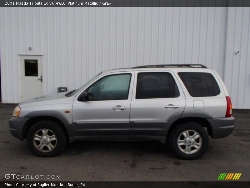 Platinum Metallic / Gray 2001 Mazda Tribute LX V6 4WD