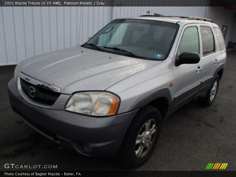 Platinum Metallic / Gray 2001 Mazda Tribute LX V6 4WD