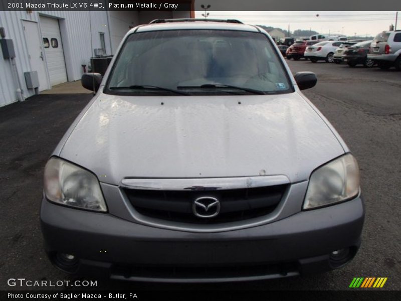 Platinum Metallic / Gray 2001 Mazda Tribute LX V6 4WD