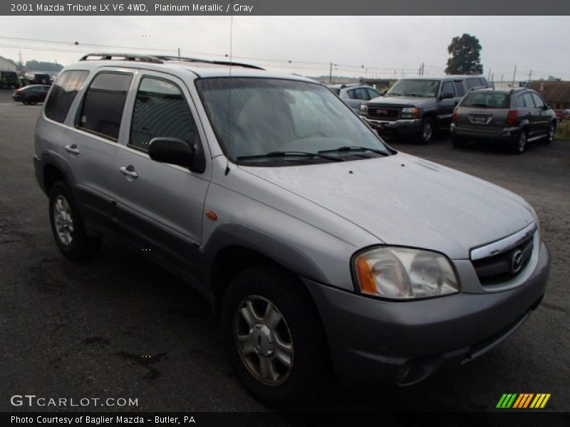 Platinum Metallic / Gray 2001 Mazda Tribute LX V6 4WD