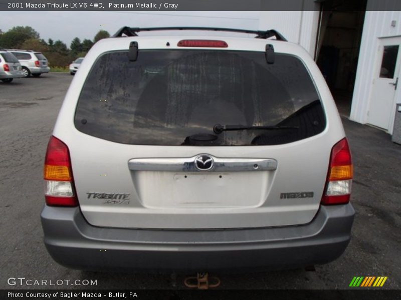 Platinum Metallic / Gray 2001 Mazda Tribute LX V6 4WD