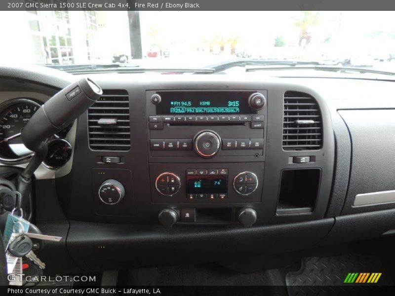 Fire Red / Ebony Black 2007 GMC Sierra 1500 SLE Crew Cab 4x4