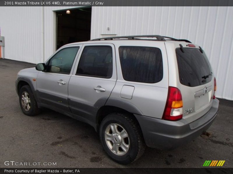 Platinum Metallic / Gray 2001 Mazda Tribute LX V6 4WD