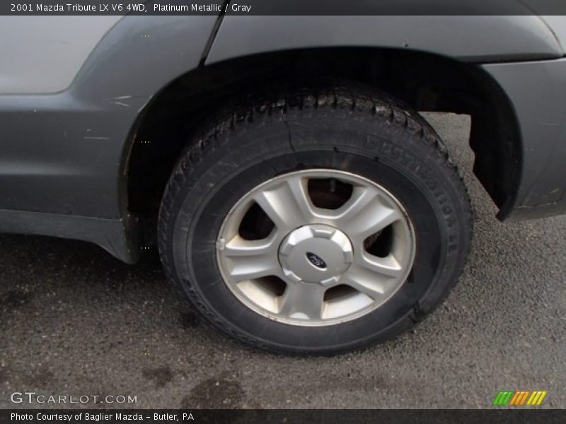 Platinum Metallic / Gray 2001 Mazda Tribute LX V6 4WD