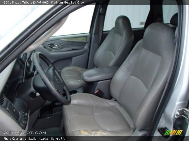 Platinum Metallic / Gray 2001 Mazda Tribute LX V6 4WD