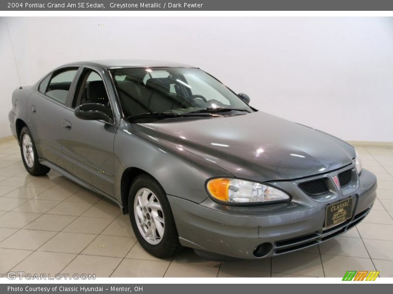 Greystone Metallic / Dark Pewter 2004 Pontiac Grand Am SE Sedan
