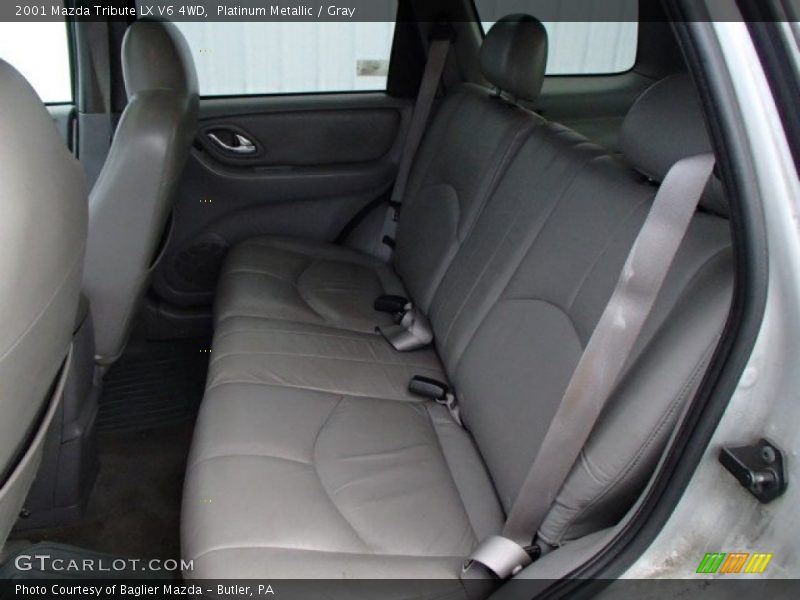 Platinum Metallic / Gray 2001 Mazda Tribute LX V6 4WD