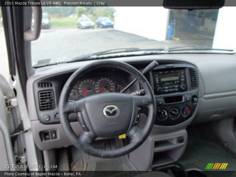 Platinum Metallic / Gray 2001 Mazda Tribute LX V6 4WD
