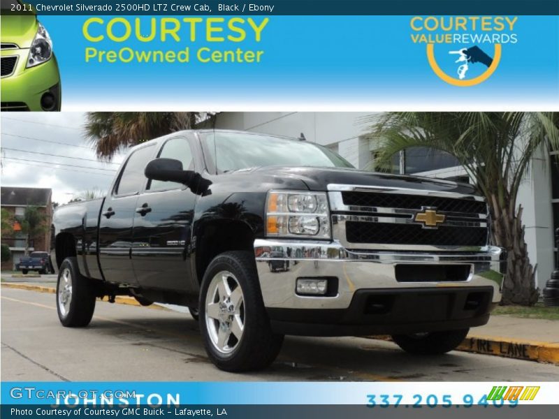 Black / Ebony 2011 Chevrolet Silverado 2500HD LTZ Crew Cab