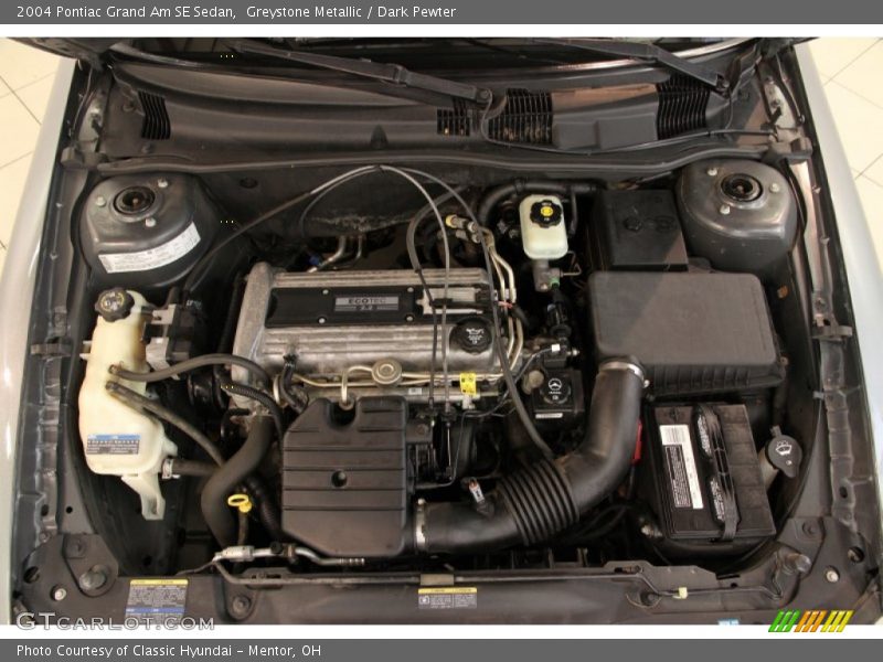 Greystone Metallic / Dark Pewter 2004 Pontiac Grand Am SE Sedan