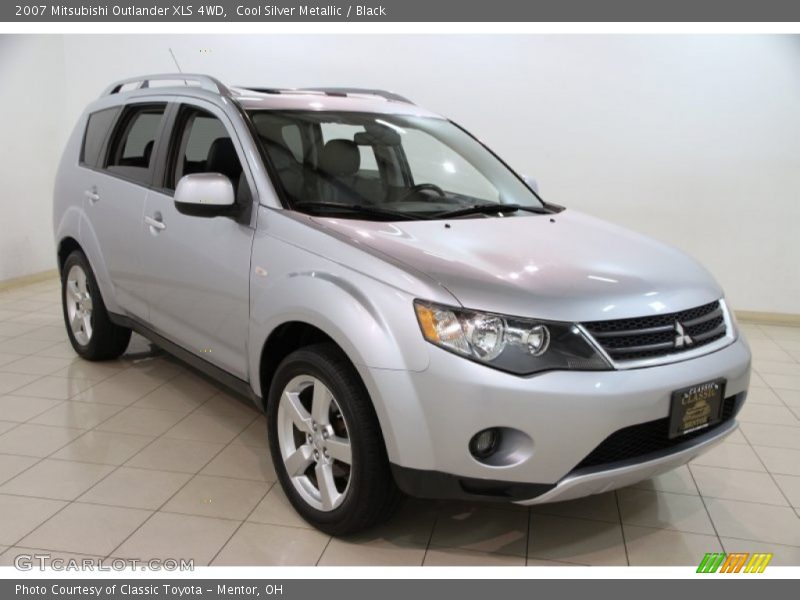 Cool Silver Metallic / Black 2007 Mitsubishi Outlander XLS 4WD