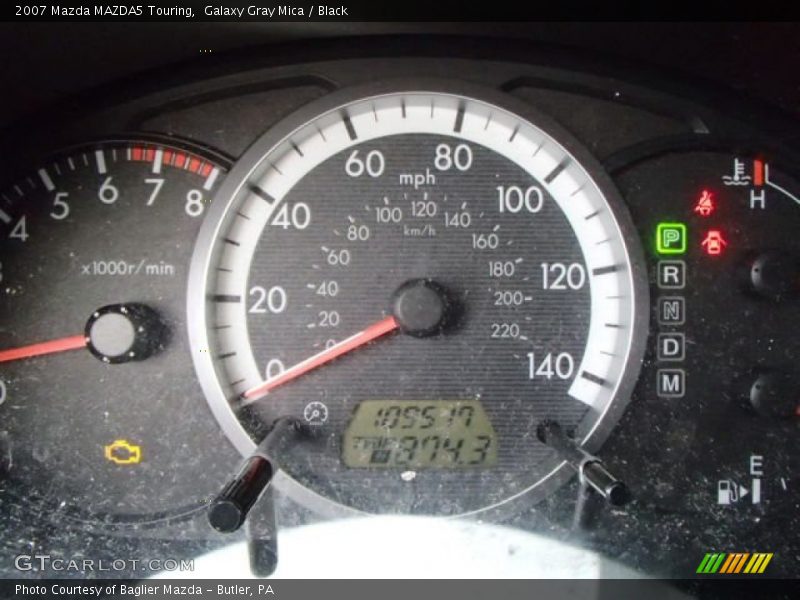 Galaxy Gray Mica / Black 2007 Mazda MAZDA5 Touring