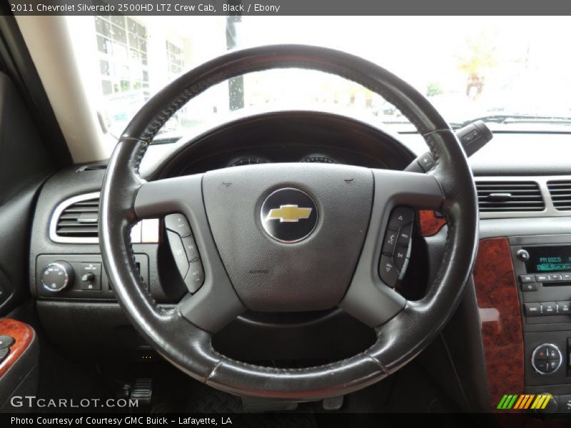  2011 Silverado 2500HD LTZ Crew Cab Steering Wheel
