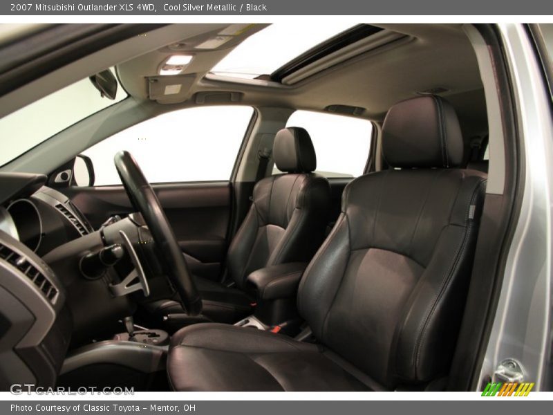 Cool Silver Metallic / Black 2007 Mitsubishi Outlander XLS 4WD