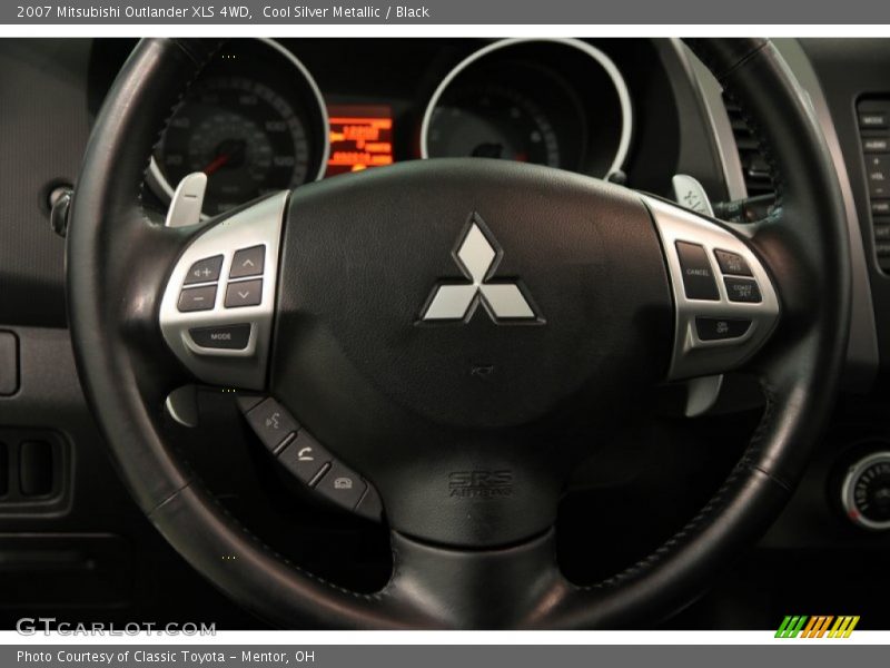 Cool Silver Metallic / Black 2007 Mitsubishi Outlander XLS 4WD