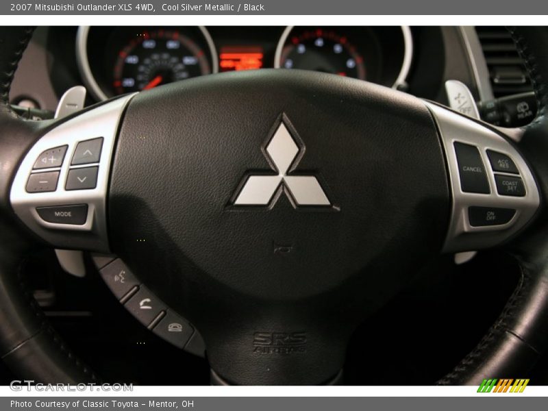 Cool Silver Metallic / Black 2007 Mitsubishi Outlander XLS 4WD