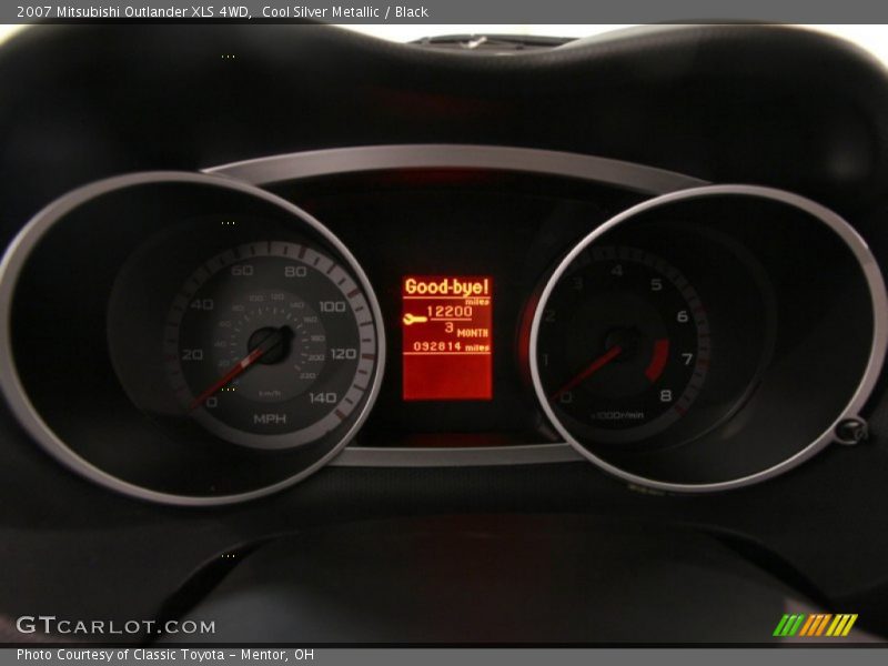 Cool Silver Metallic / Black 2007 Mitsubishi Outlander XLS 4WD