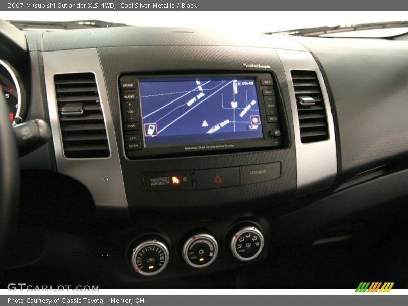Cool Silver Metallic / Black 2007 Mitsubishi Outlander XLS 4WD