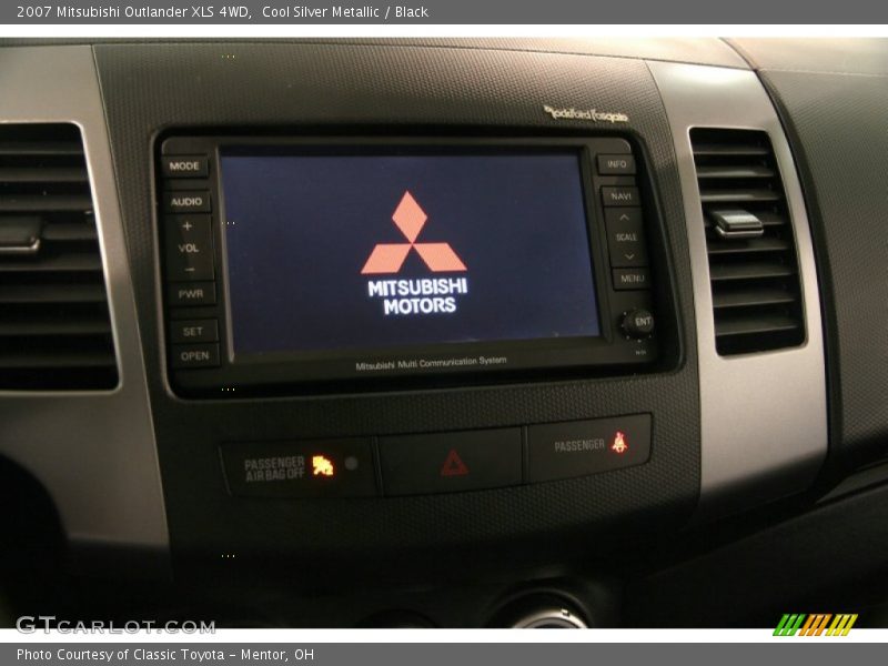 Cool Silver Metallic / Black 2007 Mitsubishi Outlander XLS 4WD