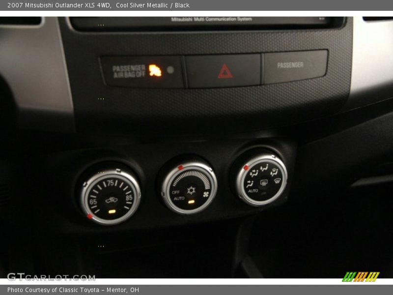 Cool Silver Metallic / Black 2007 Mitsubishi Outlander XLS 4WD