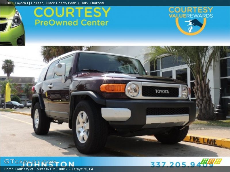 Black Cherry Pearl / Dark Charcoal 2007 Toyota FJ Cruiser