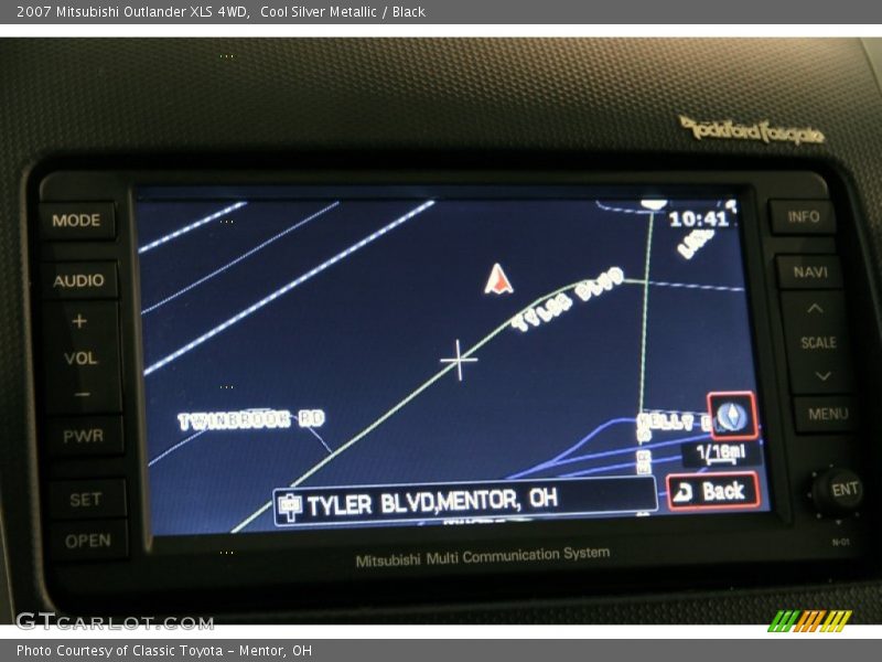 Cool Silver Metallic / Black 2007 Mitsubishi Outlander XLS 4WD