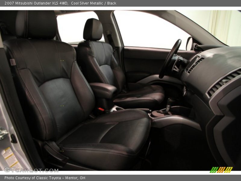 Cool Silver Metallic / Black 2007 Mitsubishi Outlander XLS 4WD