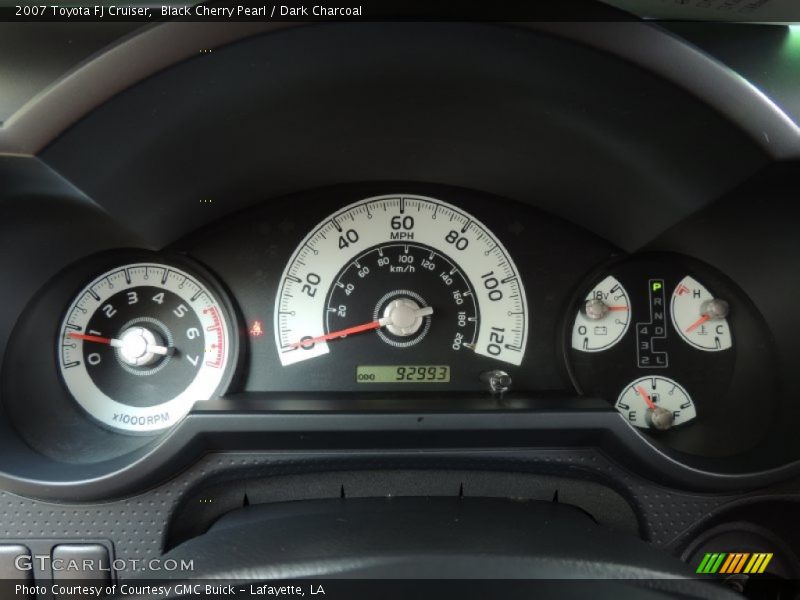 Black Cherry Pearl / Dark Charcoal 2007 Toyota FJ Cruiser
