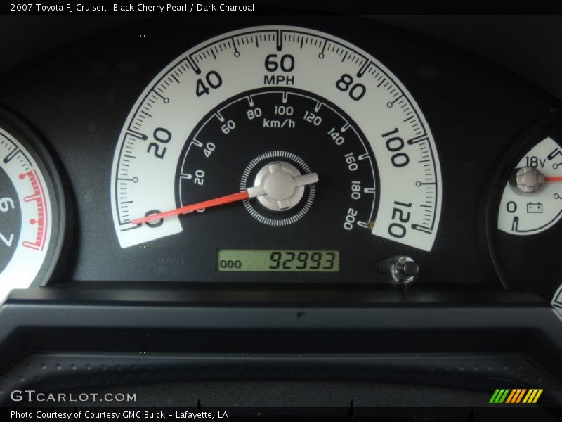 Black Cherry Pearl / Dark Charcoal 2007 Toyota FJ Cruiser