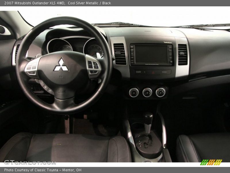 Cool Silver Metallic / Black 2007 Mitsubishi Outlander XLS 4WD