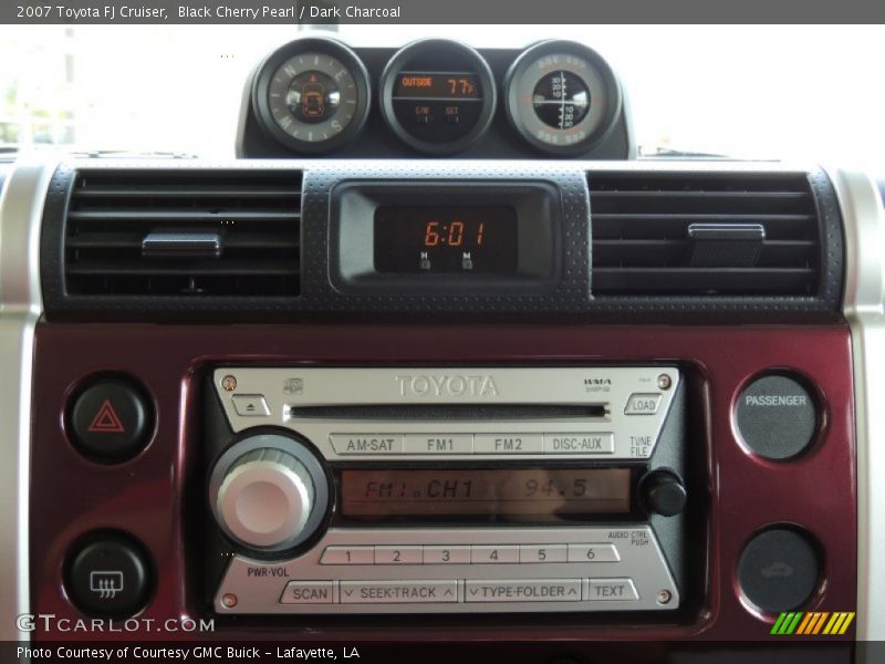 Black Cherry Pearl / Dark Charcoal 2007 Toyota FJ Cruiser