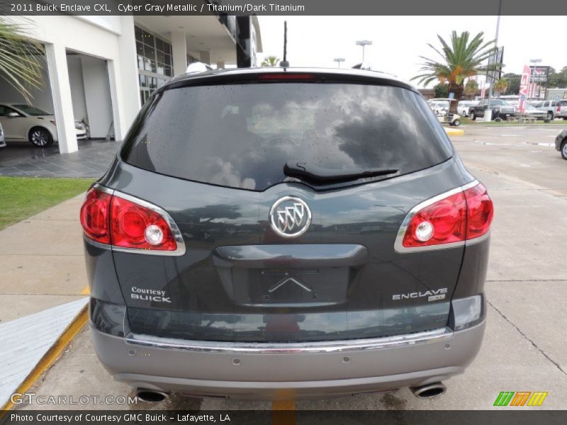 Cyber Gray Metallic / Titanium/Dark Titanium 2011 Buick Enclave CXL
