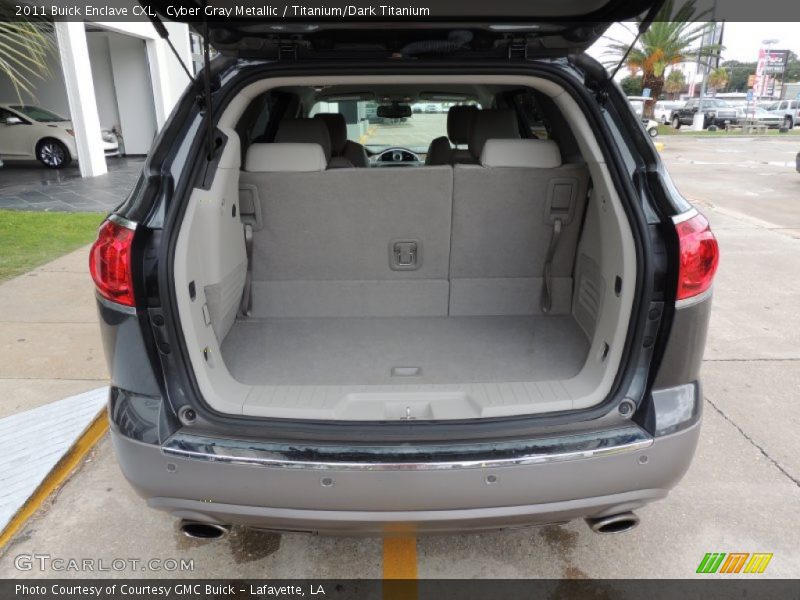 Cyber Gray Metallic / Titanium/Dark Titanium 2011 Buick Enclave CXL